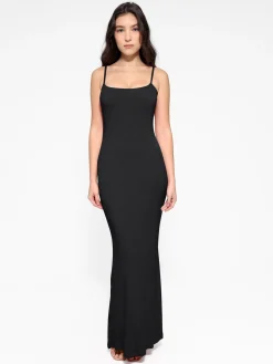 Shapewear Modal Dress Sheer Mesh Cover-Up Set