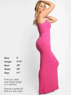 Shapewear Modal Slimming Maxi Slip Dress