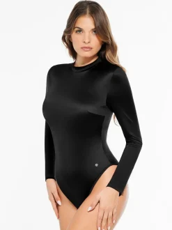 Shapewear Printed High-Waist Tummy-Control Bodysuit