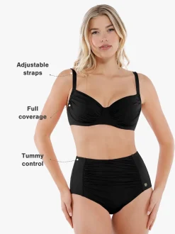 Shapewear Ruched Tummy Control Bikini Set