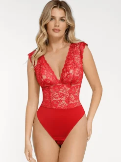 Shapewear Sculpting Lace Bodysuit or Midi Skirt or Shrug
