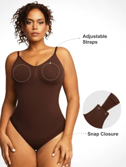 Shapewear Seamless Low Back Tummy Control Thong Bodysuit