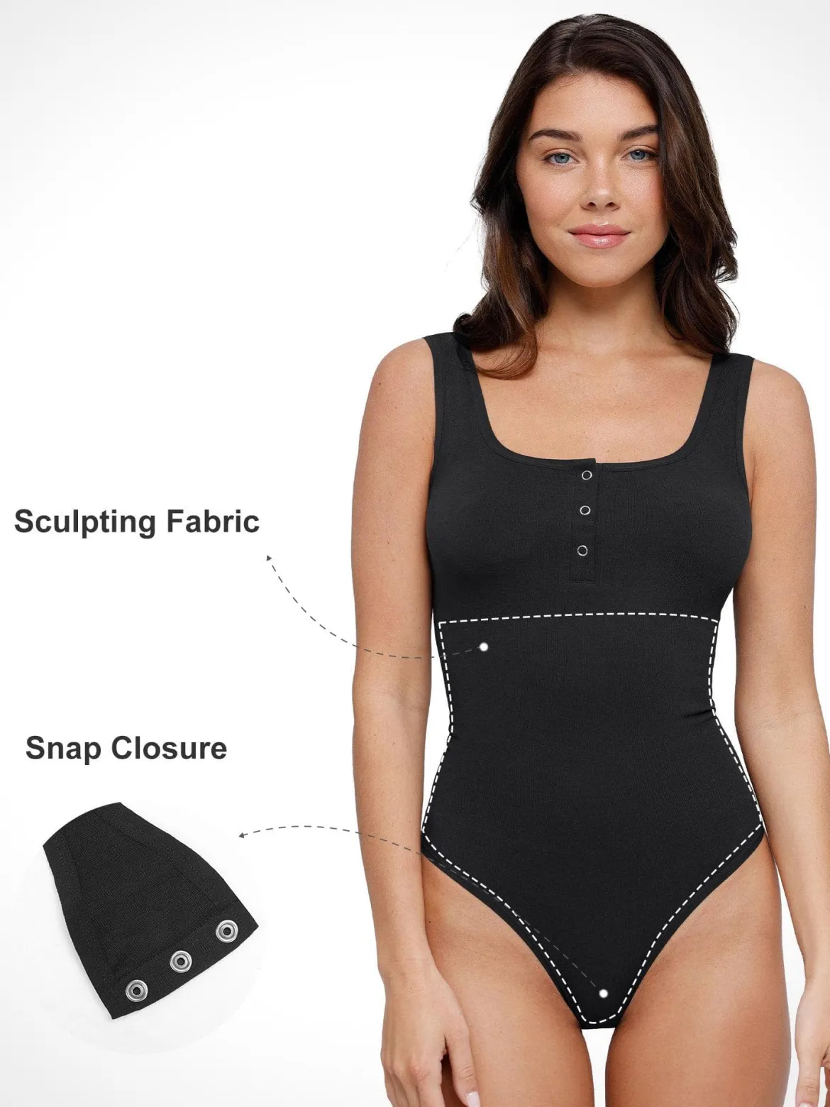 Shapewear Seamless Modal Smoothing Thong Bodysuits