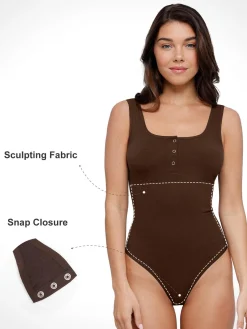 Shapewear Seamless Modal Smoothing Thong Bodysuits