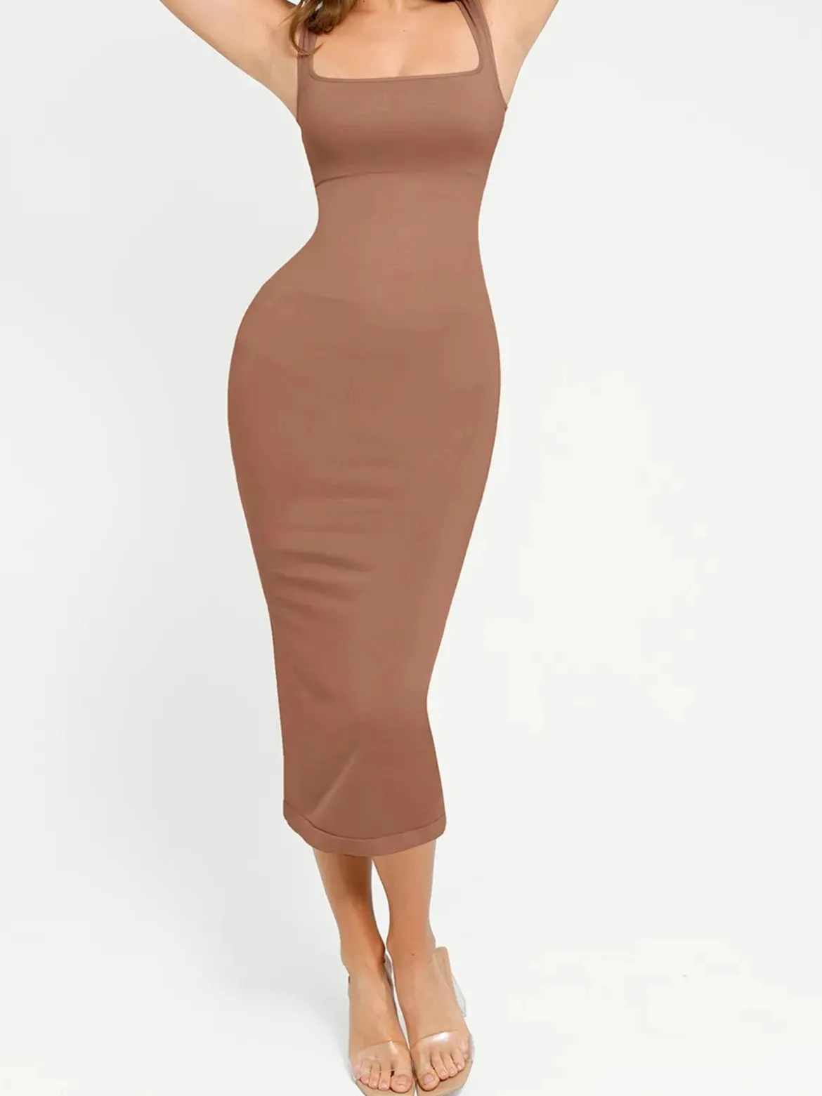 Shapewear Seamless Sleeveless Slimming Dress Set