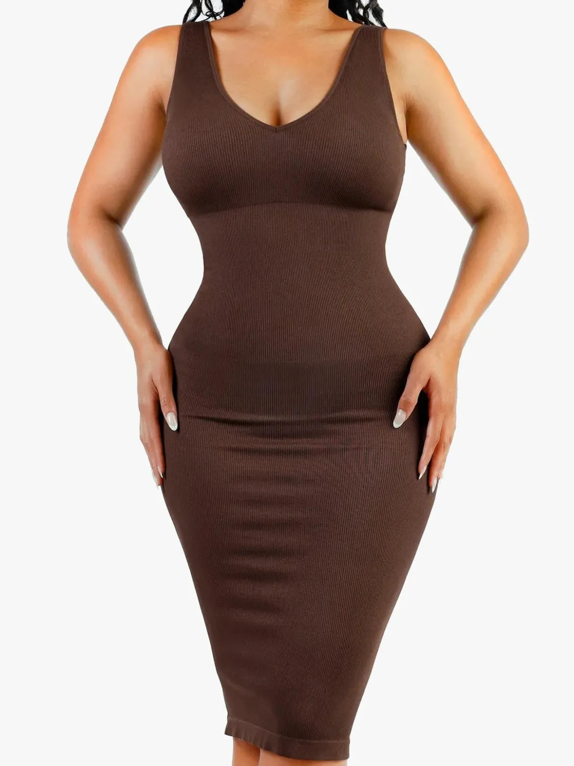 Shapewear Seamless Sleeveless Slimming Dress Set