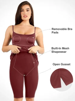 Shapewear Shine Slimming Tummy Control Maxi Slip Dress