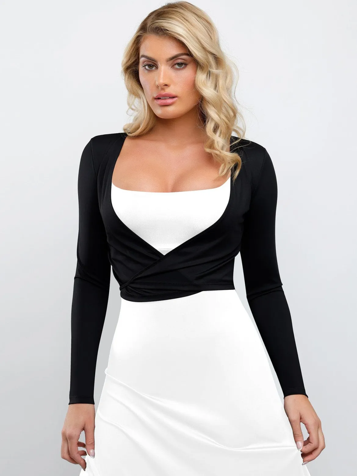 Shapewear Sleeveless A-Line Maxi or Wrap Cardigan or Set
