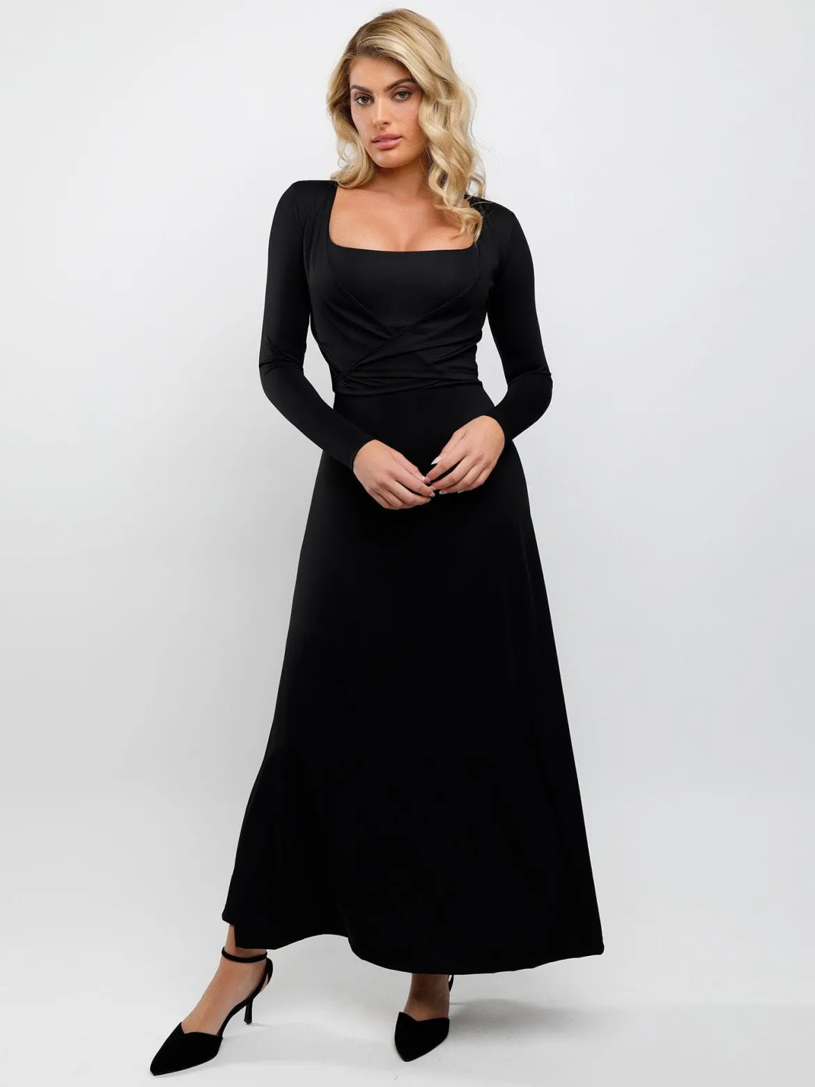 Shapewear Sleeveless A-Line Maxi or Wrap Cardigan or Set