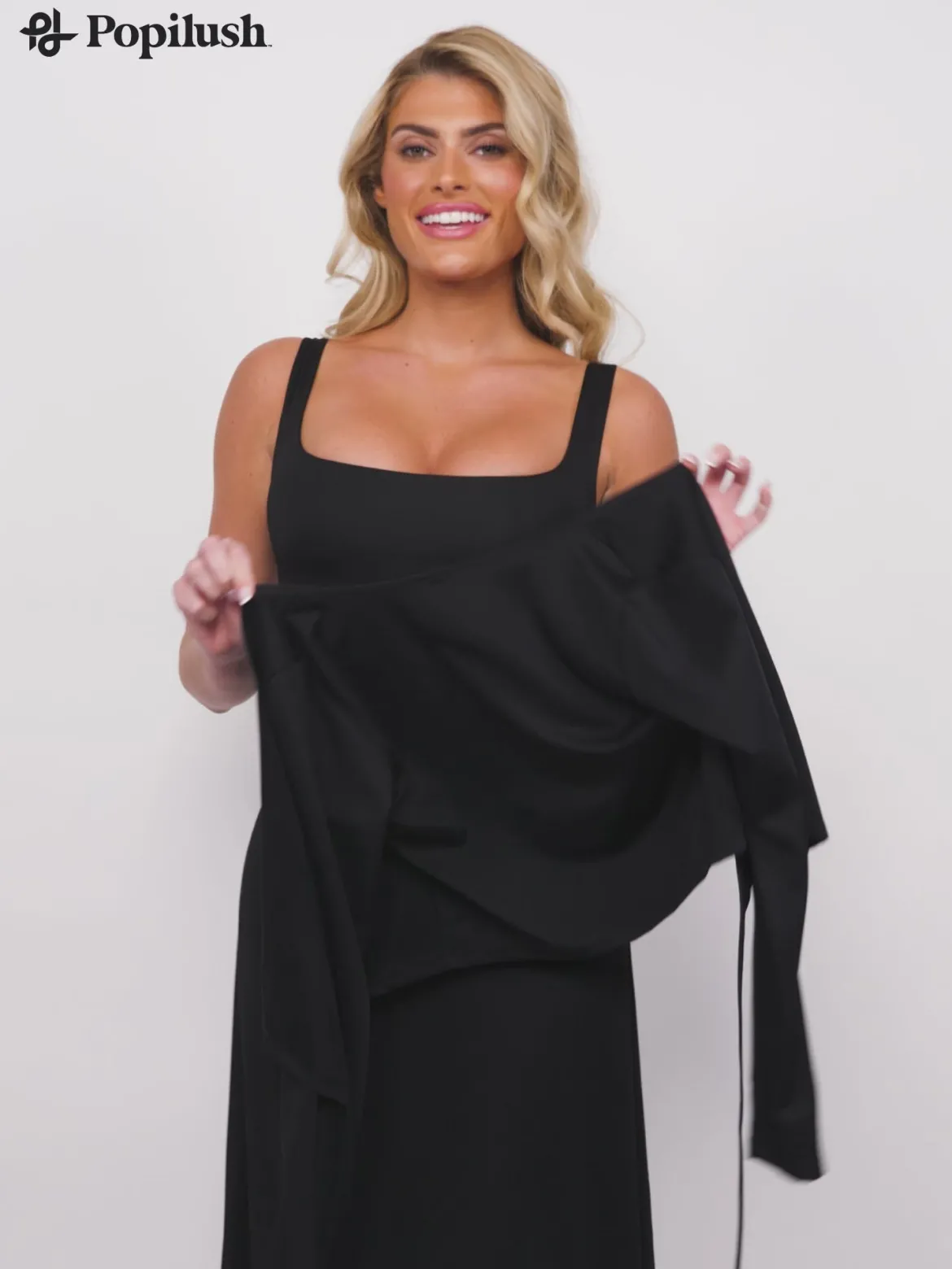 Shapewear Sleeveless A-Line Maxi or Wrap Cardigan or Set