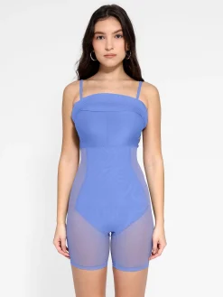 Shapewear Solid Modal Butt Lift Mini Slip Dress