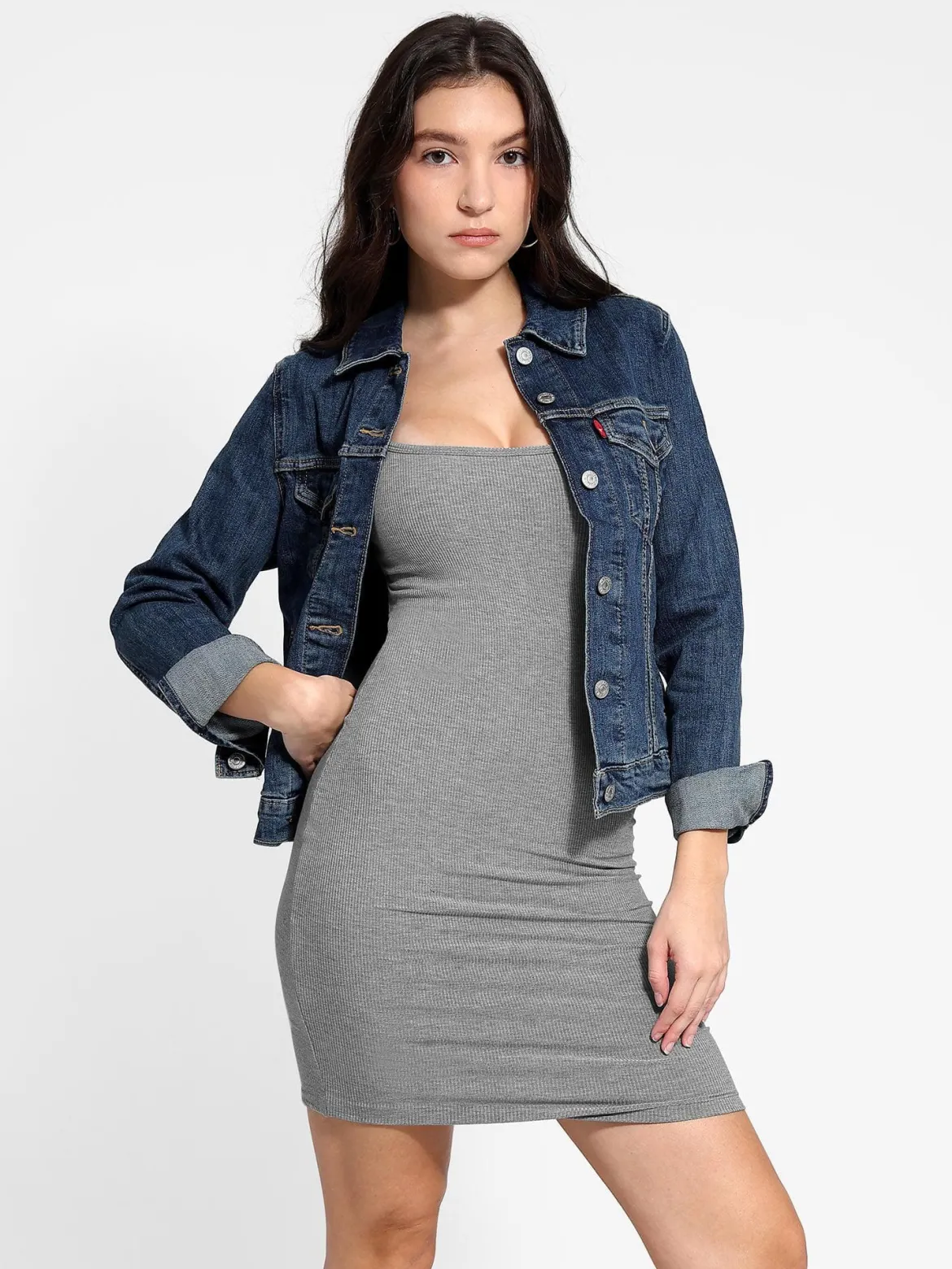 Shapewear Solid Modal Butt Lift Mini Slip Dress