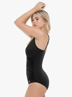 Shapewear Solid Sculpting One-Piece Swimsuit