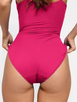 Shapewear Solid Sculpting One-Piece Swimsuit