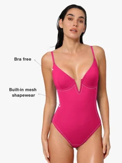 Shapewear Solid Sculpting One-Piece Swimsuit
