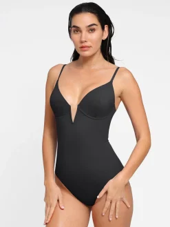 Shapewear Solid Sculpting One-Piece Swimsuit
