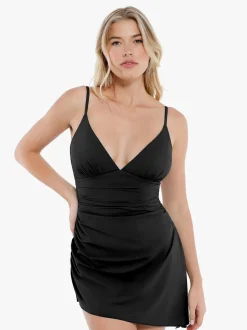 Shapewear Solid Sculpting One-Piece Swimsuit