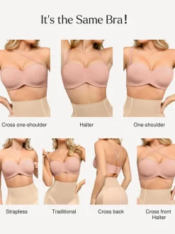 Shapewear Strapless Everyday Push-Up Bra