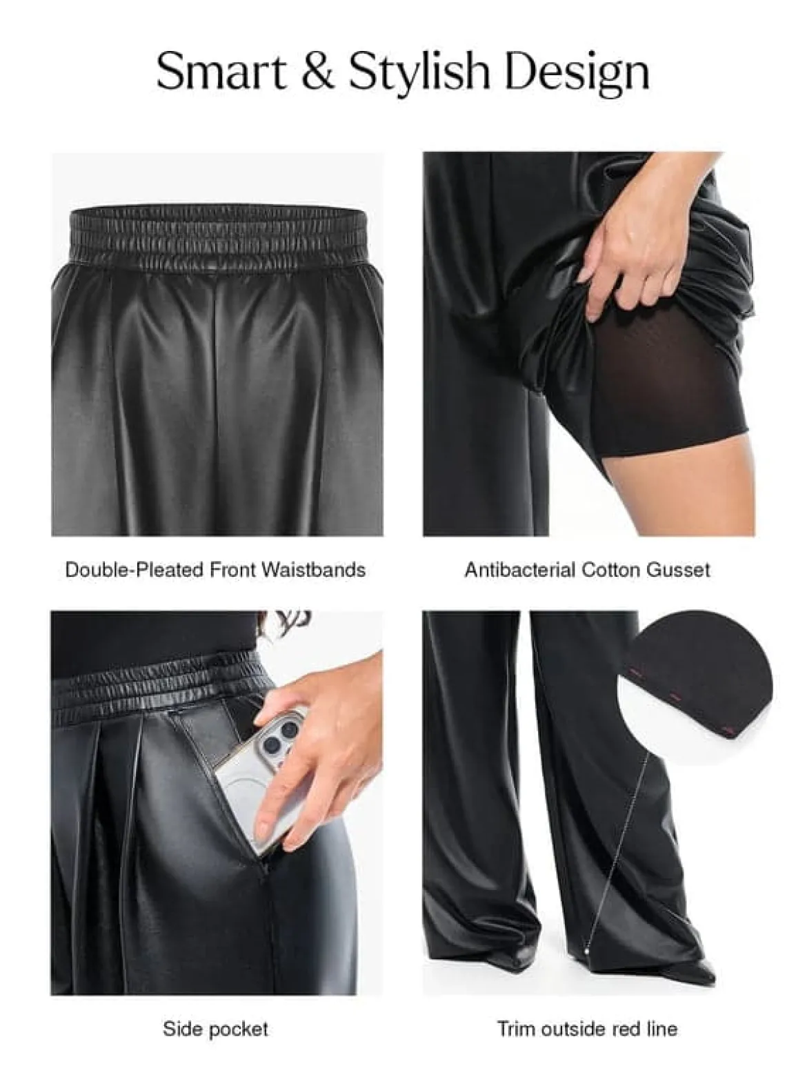Velvet Wide-Leg Sculpting Trousers