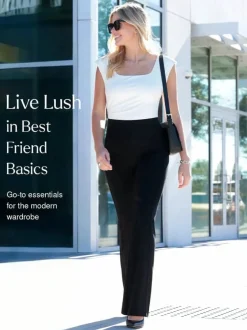 Velvet Wide-Leg Sculpting Trousers