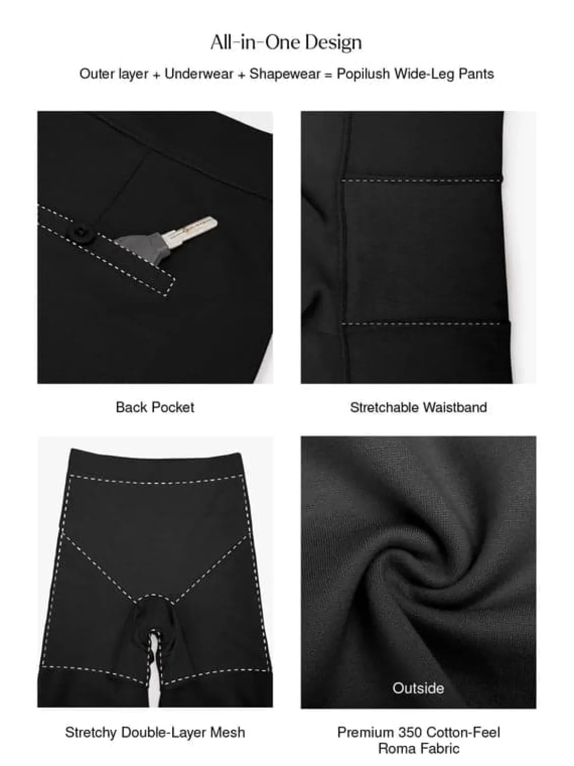 Velvet Wide-Leg Sculpting Trousers